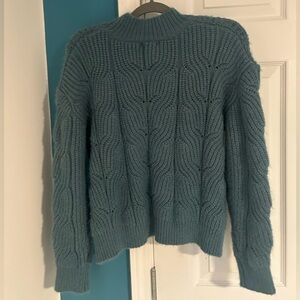 Lili Sidonio Teal Knit Sweater xs/s